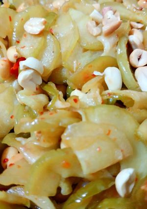 Hình của món Trộn dưa gang muối.