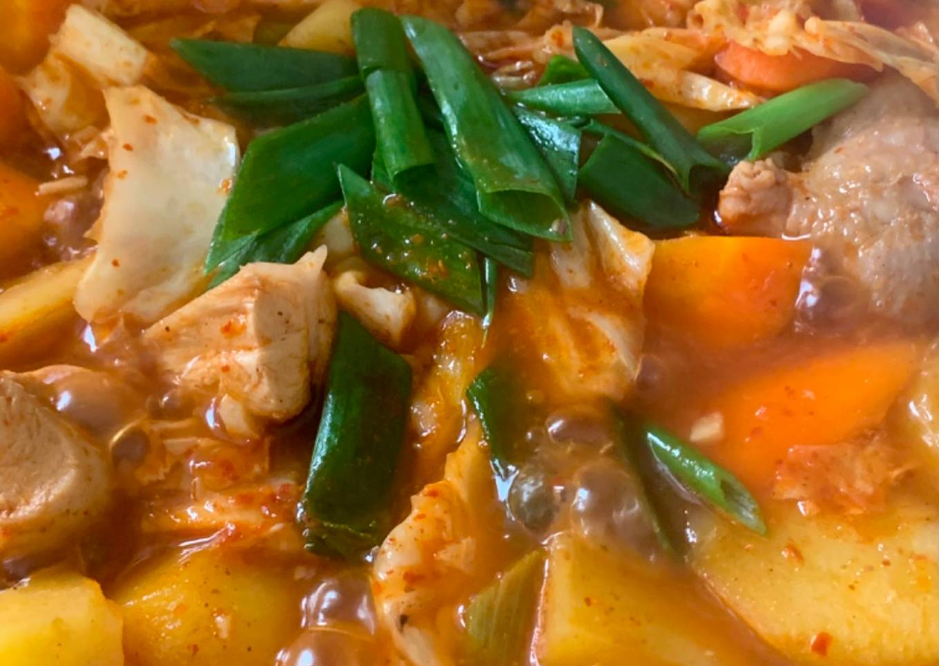 Spicy Chiken Korea Ala Anak Kos Korea