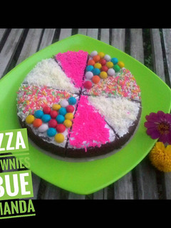 Foto resep Pizza brownies irit