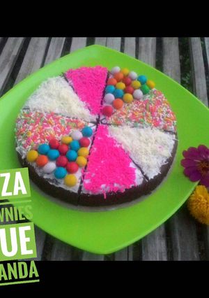 Foto resep Pizza brownies irit