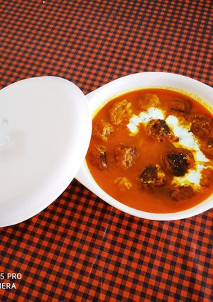 A picture of Round gourd kofta.