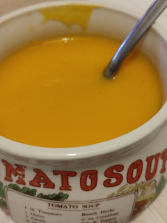 Una foto de Crema de calabaza y zanahoria
