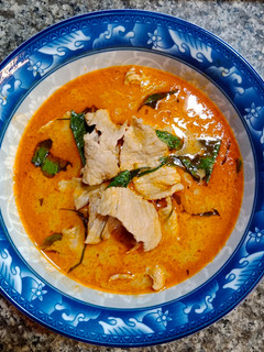 A picture of Panaeng Curry with Pork.