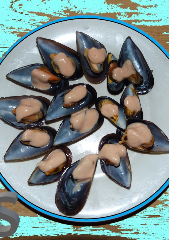 Una foto de Mejillones en salsa rosa