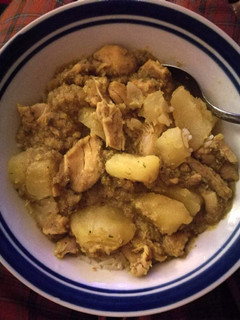 A picture of Jamaican Curry Chicken.