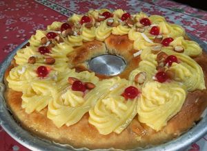 Una foto de Rosca de Pascua casera