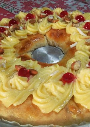 Una foto de Rosca de Pascua casera