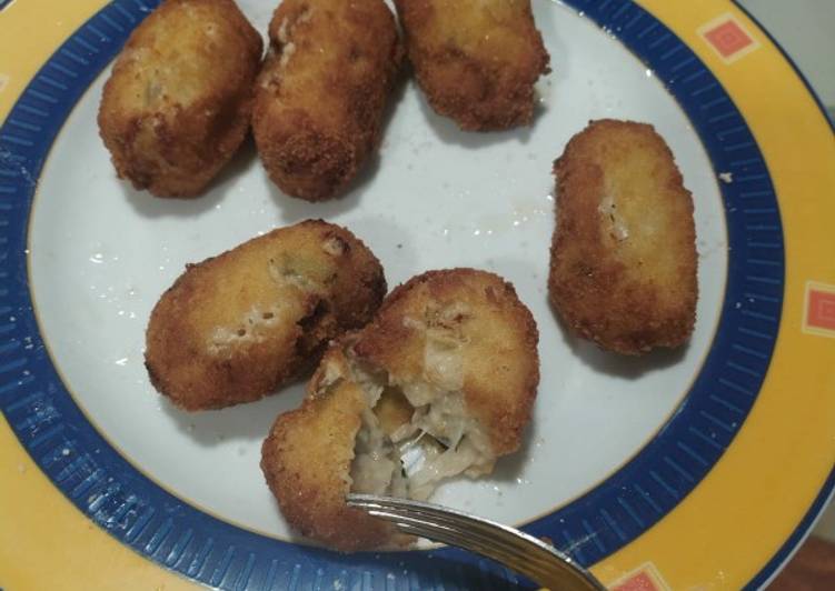 Croquetas de pollo y calabacín