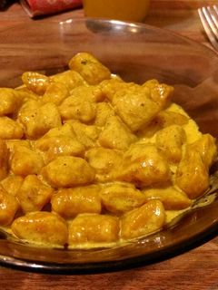Una foto de Ñoquis de calabaza