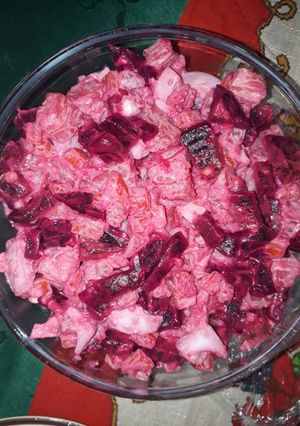 Una foto de Ensalada rusa 🇩🇴🎄🍻🎊