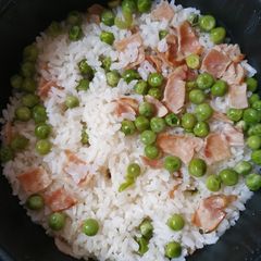 Rice with Peas & Ham A picture of Rice with Peas & Ham.
