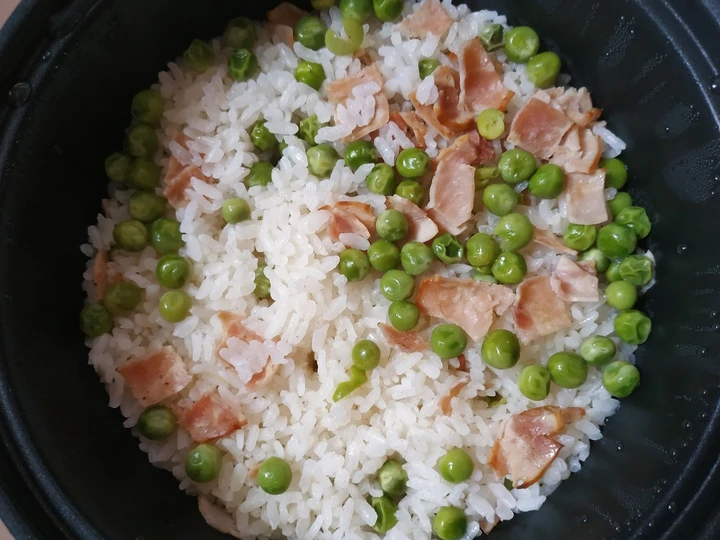 Easy Way Make Recipe Rice with Peas &amp;amp; Ham that is Awesome, Tasty}