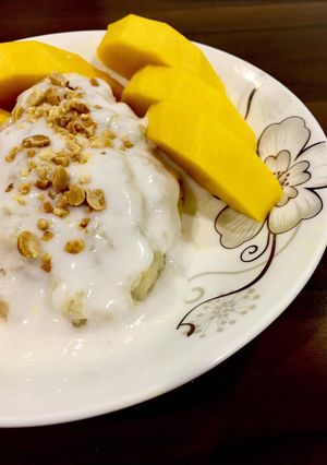 Hình của món Xôi xoài.