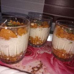 A picture of Motichoor Rabri parfait.