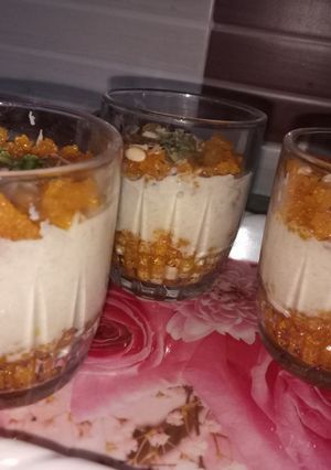 A picture of Motichoor Rabri parfait.