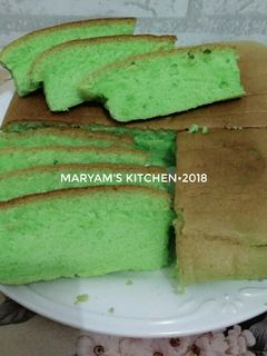 Foto resep Ogura Cake Pandan