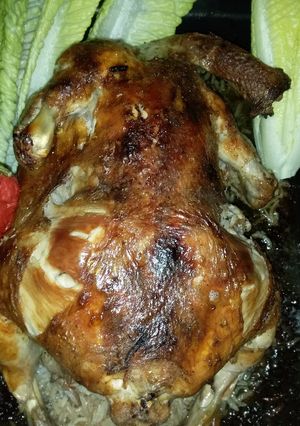 صورة لوصفة دجاج محشي برز