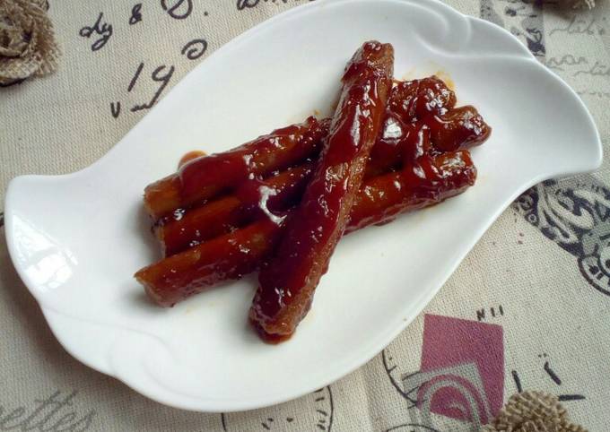 Sosis Bakar Saus Madu