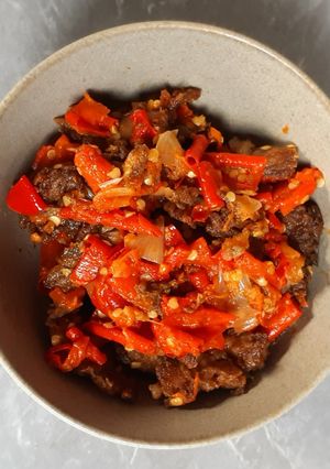 Foto resep Dendeng Batokok (Dendeng Balado)