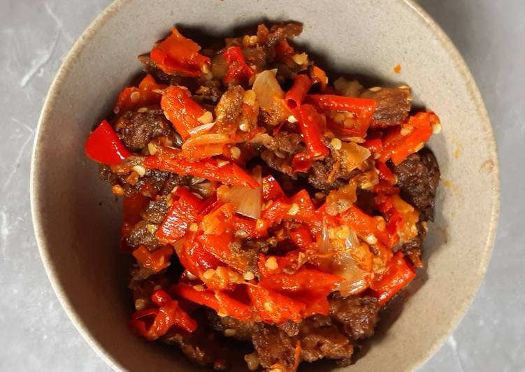 Dendeng Batokok (Dendeng Balado)