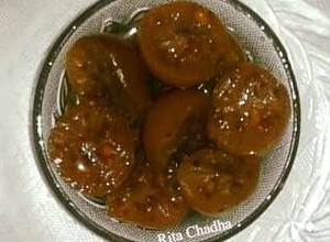 A picture of Nimbu ka Achar.