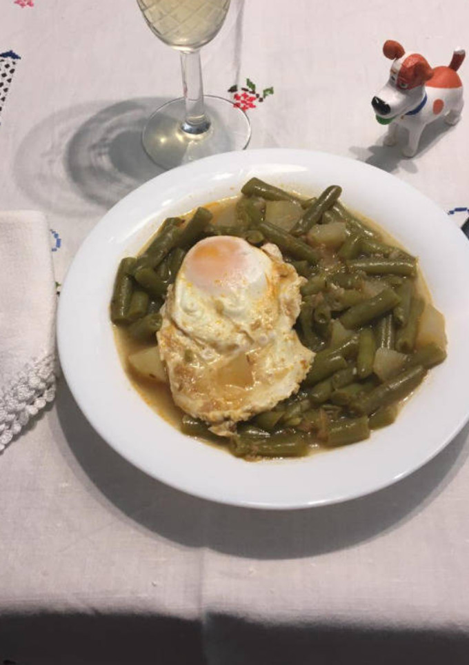 Una foto de Judías verdes esparragadas