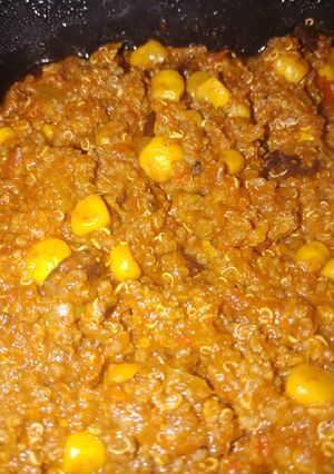 A picture of Pressure cook Mexican Casserole.