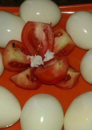 A picture of Boiled eggs.