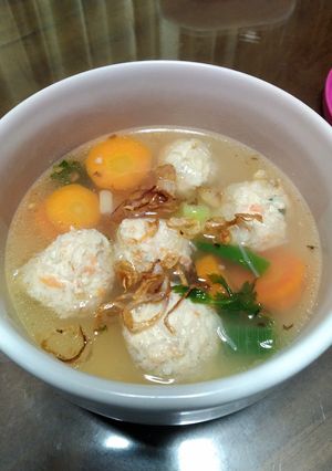 Foto resep 454.Sup Bakso Serabut (Lohoa)