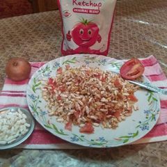 A picture of Kheel ki bhel.