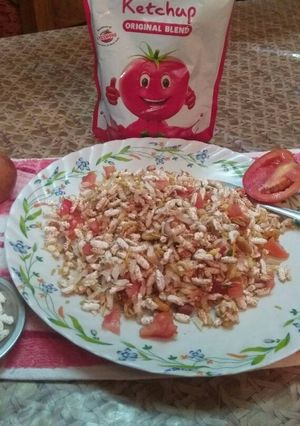 A picture of Kheel ki bhel.
