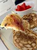 Pancakes Salati: prosciutto e formaggio 🧀☕️🥞