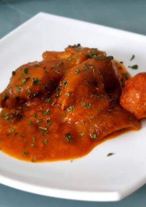 Una foto de Manitas de cerdo con chorizo (Nota 10)