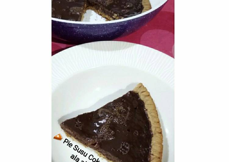 Langkah Mudah untuk Menyiapkan 🥧 Pie Susu Cokelat Teflon 🥧, Sempurna