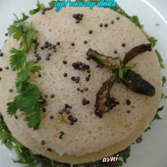 Suji/Rava dhokla....in just 2 min A picture of Suji/Rava dhokla....in just 2 min.