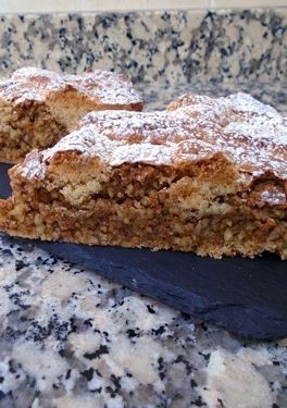 Una foto de Fyrstekake, Norwegian prince cake o pastel del príncipe noruego