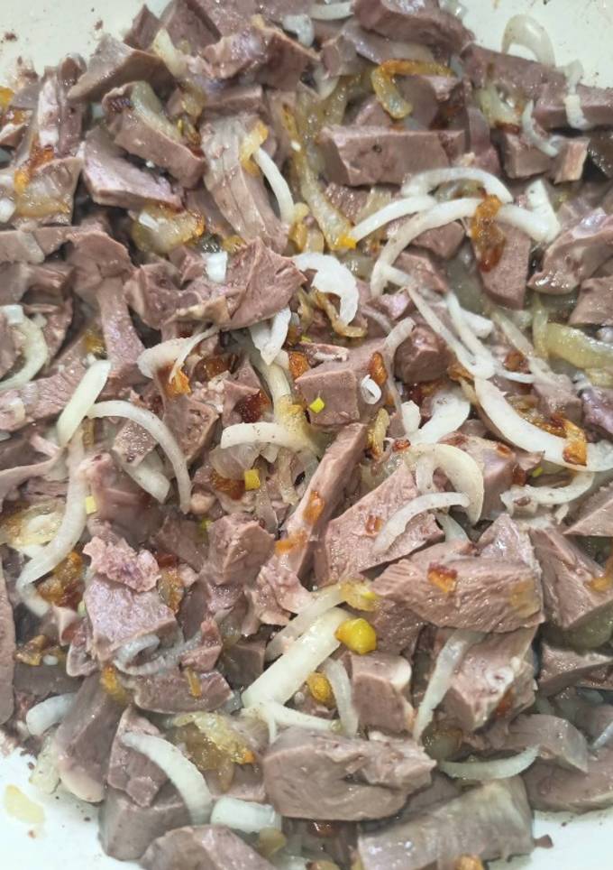 Салат из сердца
