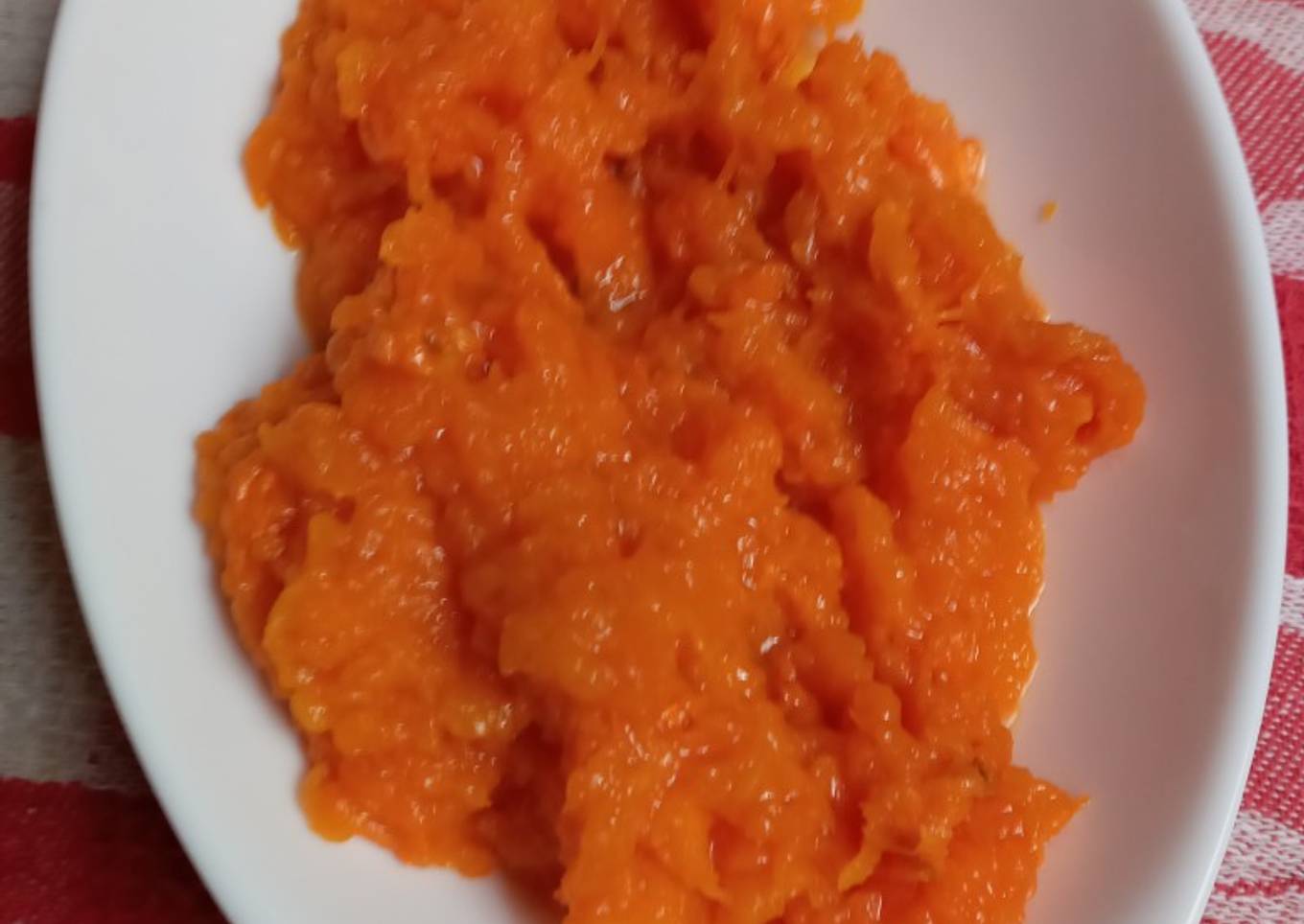 Puré de calabaza