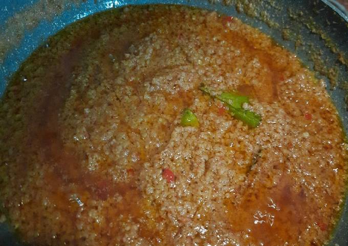 Sambal Bumbu Kacang dengan Santan