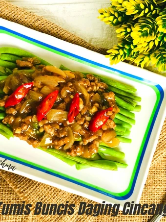 Cara Simple Membuat Resep  Tumis Buncis Daging Cincang yang Bisa Manjain Lidah, Bisa Manjain Lidah