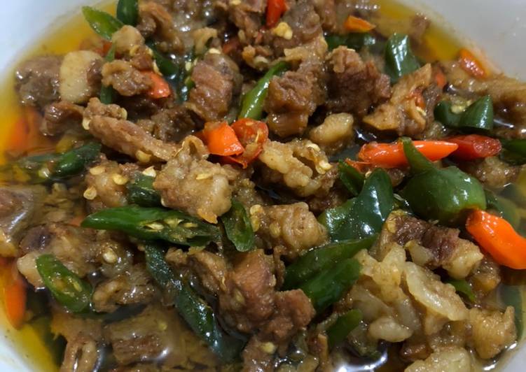 Resep masakan #12 Oseng Tetelan Petir | Cara Membuat #12 Oseng Tetelan Petir Yang Paling Enak