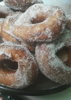 Una foto de Donas azucaradas