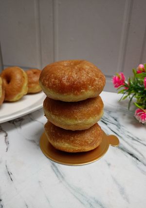Foto resep Donat Pandan Suji