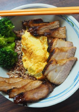 A picture of Honey Grilled Pork (Char Siu or Char Siew).
