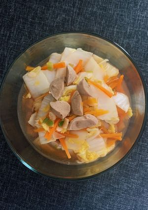 Foto resep Tumis Sawi Putih Bakso