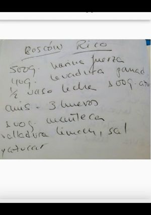 Una foto de Roscón