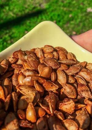 Una foto de Snacks de semillas de calabaza 🥔 pepitas de calabaza