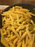Penne carbonara vegan