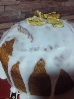 Una foto de Torta de zanahoria y naranja