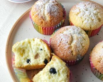 Easy Make Recipe Blueberry Muffin Delicious Perfect